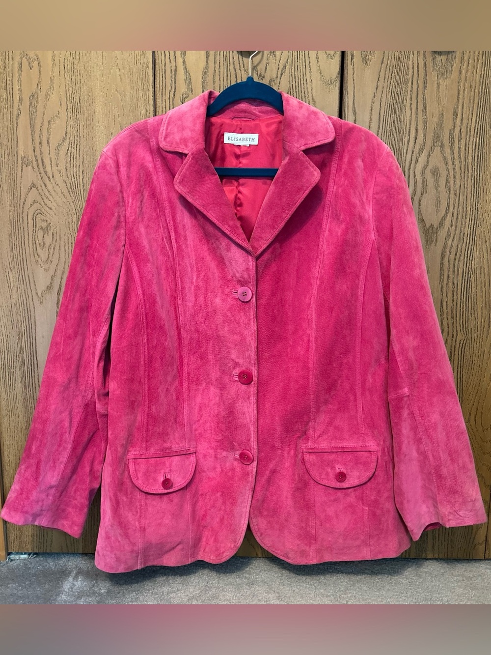 Pink Suede Blazer